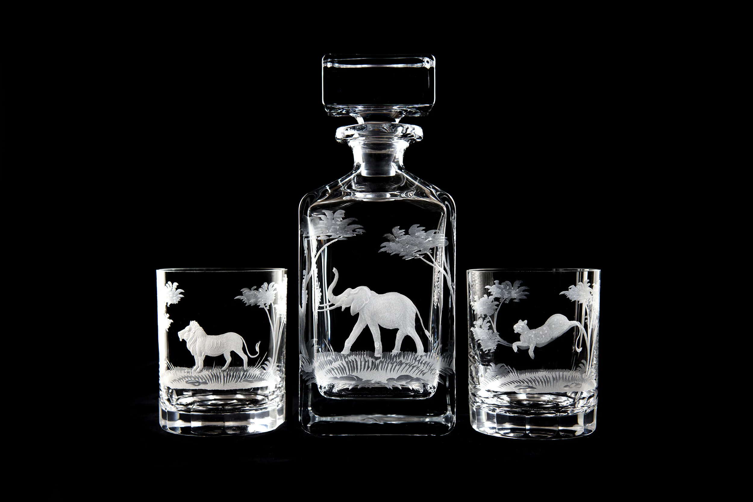 週末セール！！CRYSTAL DECANTER Amazon.com | Crystal - Glass -Mouthwash Decanter with .5 oz Cup